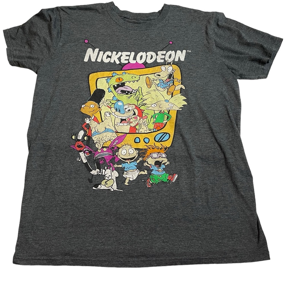 Nickelodeon T-Shirt -‎  90’s Cartoons large boxBX